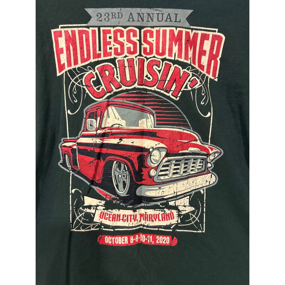 Summer Cruisin' Classic Car Graphic Size Large Vintage